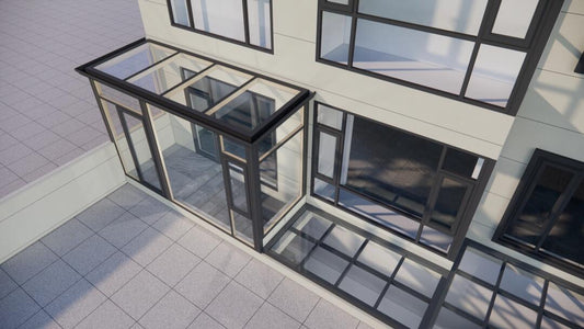 New Chinese style aluminum sunroom