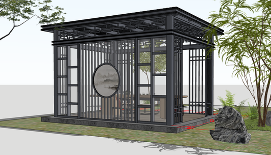 New Chinese Style Aluminum Pavilion