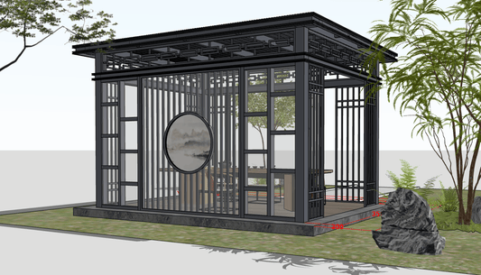 新中式铝合金凉亭 - Aluminum Sunroom | XGLY Aluminium | Foshan Manufacturer