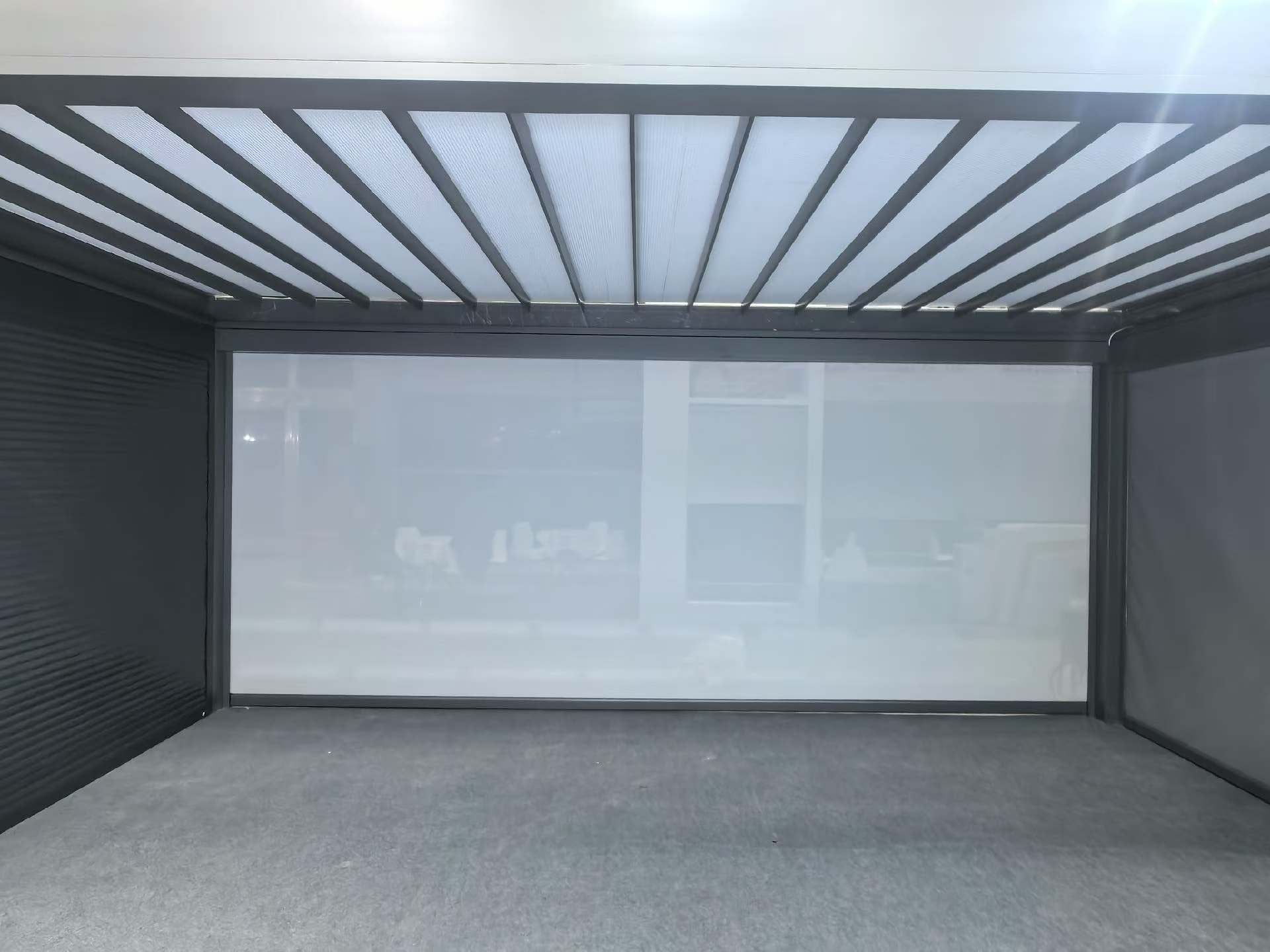 桑菱电动折叠凉亭 - Aluminum Sunroom | XGLY Aluminium | Foshan Manufacturer
